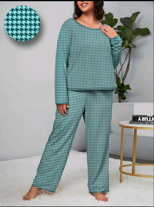 Terry Winter Chekered Sleepwear