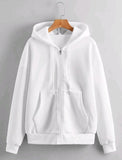 PLAIN ZIPPER HODDIE FOR UNISEX ( MEN & WOMEN )