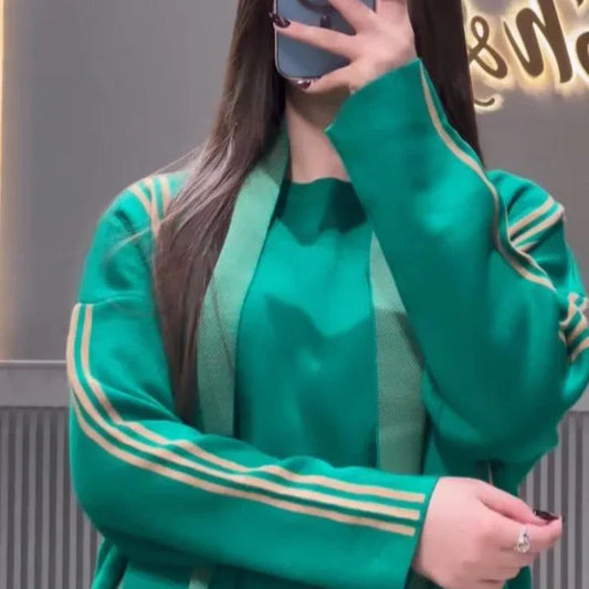 3 Piece Winter Stripe Co-ord Set