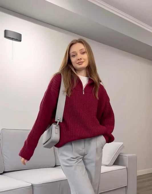 DROP SHOULDER SWEATER