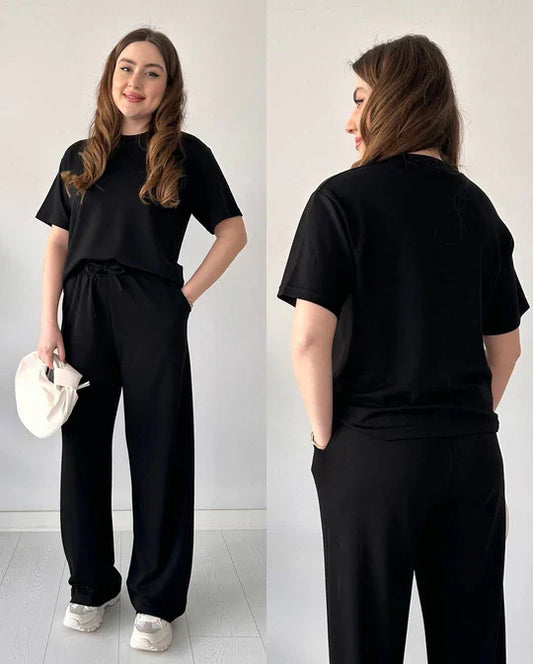 2 PCS HALF SLEEVES TRACKSUIT