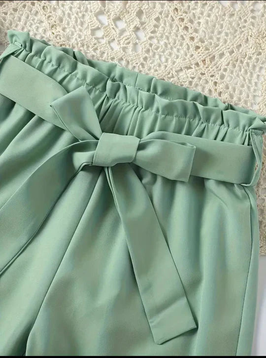 GREEN HEART TOP & PANTS