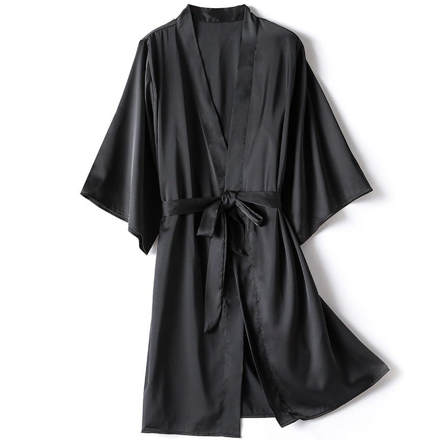 SILK ADJUSTABLE ROBE FOR WOMEN