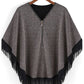 ZIP-UP STYLE SHAWL FOR WOMEN