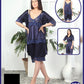 3 PCS SILK BRIDAL NIGHTWEAR SET 113