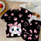 HEART KITTY 2 PCS KID SUIT