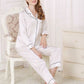 Satin Silk Button Home Wear Set