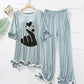 HAND HEART LOVE PRINTED TRENDY LOUNGE WEAR FOR WOMEN