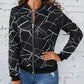 CROSS LINING ZIPPER JACKET