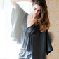 WESTREN BUTTERFLY SILK CAMI SET