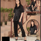 2 PCS SILK BUTTON HOME WEAR NIGHTWEAR SET 112