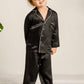 Kids Unisex Satin Silk Button Home Wear Set