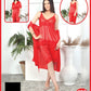 3 PCS SILK BRIDAL NIGHTWEAR SET 113