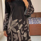 BLACK FLORAL 2 PCS CO-ORD SET