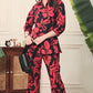 BLACK & RED PRINTED CO-ORD SET