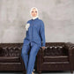 Boutonniere 2 Pcs Denim Co-Ord Set
