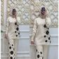 Winter Side Flower printed Set