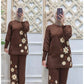 Winter Side Flower printed Set