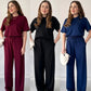 2 Pcs Half Sleeves Trouser Set