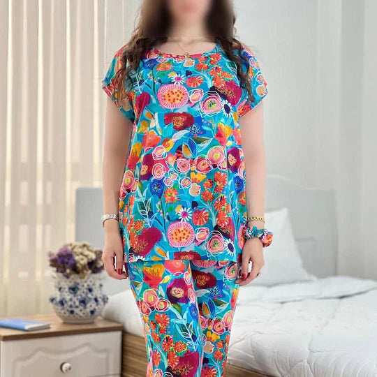 VIVID GARDEN CAPRI CORD-SET