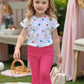 Colorful Heart Print Two piece Set