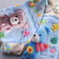 2PCS BABY BOYS BEAR 3D PRINT SHIRT & ELASTIC WAIST SHORTS SET