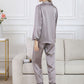 Satin Silk Button Home Wear Set