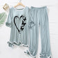 LOVE BUTTERFLY PRINTED TRENDY LOUNGE WEAR FOR WOMEN