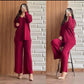 WINTER V NECK STYLE 2 PCS OUTFIT