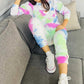 Tye Dye Winter Edition Tracksuit For Women