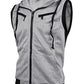 PACK OF 2 ZIPPER SLEEVELESS HOODIES JAQUETA FRONT FOR MEN WOMEN