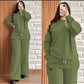 2 PCS LOGO PRINTED WINTER OUTFIT