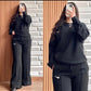 2 PCS LOGO PRINTED WINTER OUTFIT