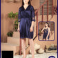 2 PCS SILK BRIDAL NIGHTWEAR SET 111