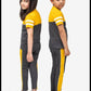 YELLOW UNISEX PANEL TRACKSUIT