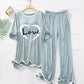 LOVE HEART PRINTED TRENDY LOUNGE WEAR FOR WOMEN