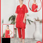 3 PCS SILK BRIDAL NIGHTWEAR SET 001
