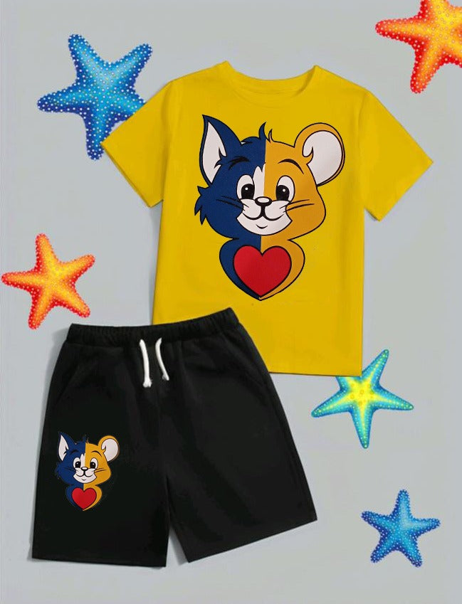 Tom & Jerry Contrast Short Wear