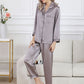 Satin Silk Button Home Wear Set