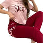 SLEEP PRINTED NIGHTWEAR SET