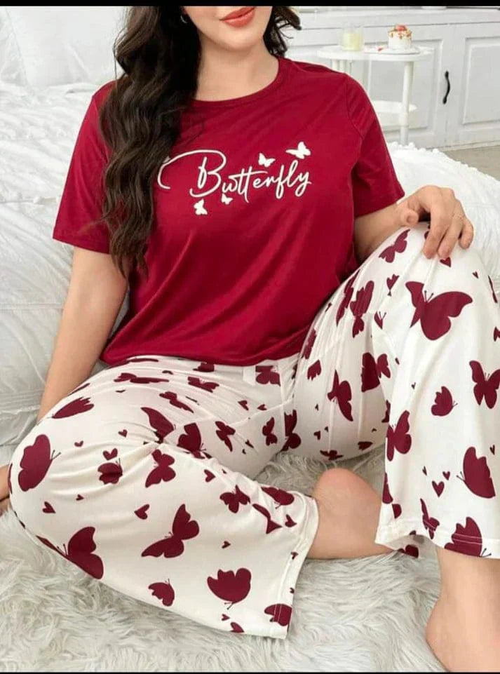 Butterfly Lounge Wear Set