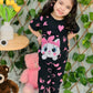 HEART KITTY 2 PCS KID SUIT